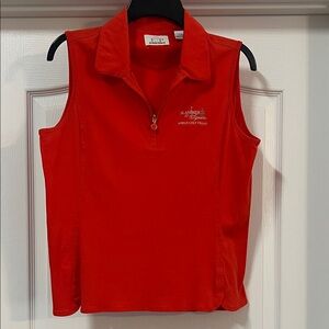 EP Pro Bold Red Polo golf shirt